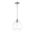 Maxim Lighting 11116CLSN - Babylon 1-Light Pendant featuring clear glass shade, ideal for kitchen overstock appliances.