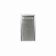 COYOTE CSTC Single Pull Out Trash and Recycle system in durable stainless steel finish, ideal for kitchen organization.