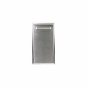 COYOTE CSTC Single Pull Out Trash and Recycle system in durable stainless steel finish, ideal for kitchen organization.