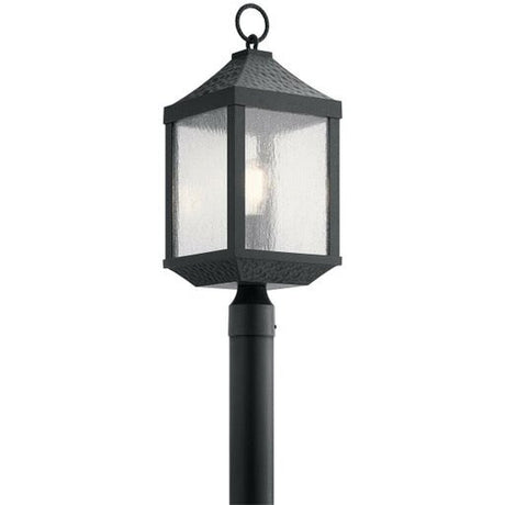 Kichler 49987DBK - Springfield 1-Light 150W Medium Incandescent Outdoor Post Mount Light in Distressed Black