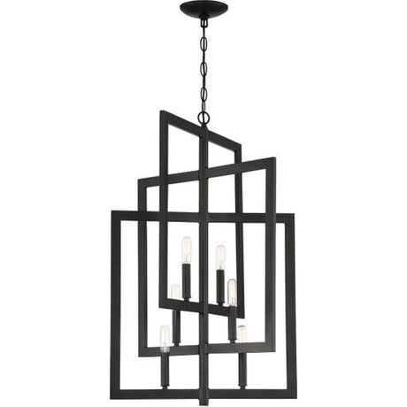 Craftmade 44936-ESP - Portrait 6-Light Foyer Lantern in Espresso Finish for luxury appliance overstock.