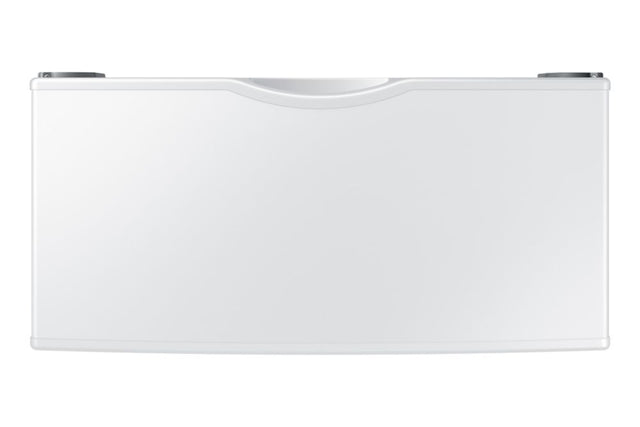 WE357A0W SAMSIUNG 27" WHITE PEDESTAL top view, ideal for appliance liquidation and discounted premium appliances.