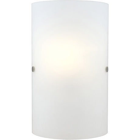 EGLO Lighting 20131A - Troy 3 1 Light 7.1 inch Matte Nickel Wall Sconce Wall Light with frosted glass shade.