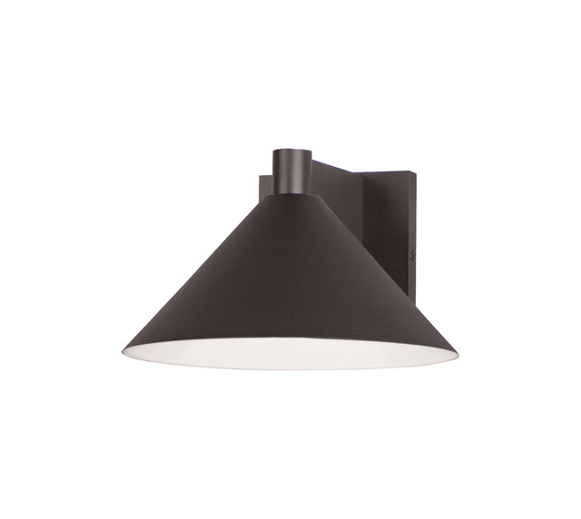 Maxim Lighting 86143BK - Conoid LED LED 6 inch Black Outdoor Wall Mount for stylish outdoor illumination.