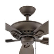 Hinkley 904160FMM-NIA - Highland 60-inch 5-Blade Indoor Ceiling Fan in Metallic Matte Bronze top view.