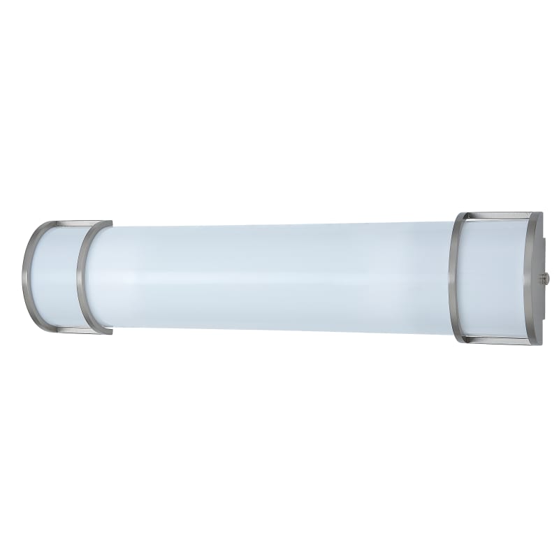 Miseno FLVL1000L24LED30BN - 23W 1 Integrated LED Bath Bar, Brushed Nickel, stylish and modern lighting for bathrooms.