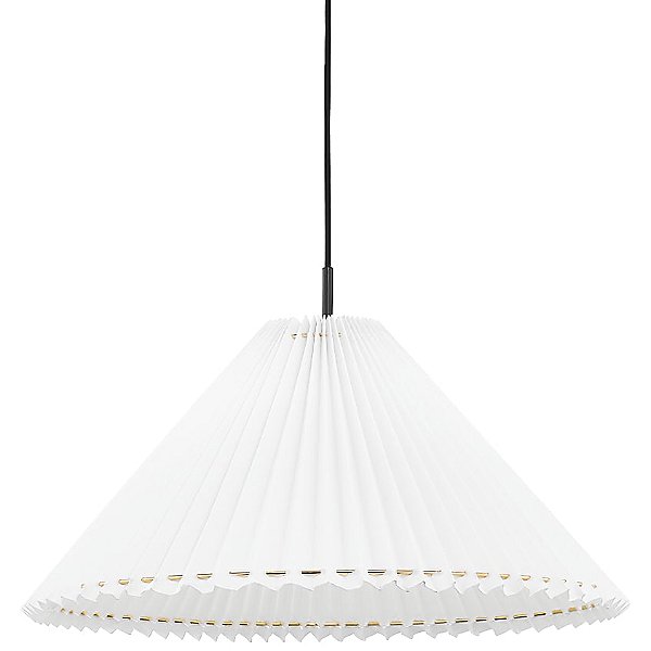 Hudson Valley H476701M-SBK - Mitzi Demi 1-Light 15W LED Pendant in Soft Black showcasing minimalistic design.
