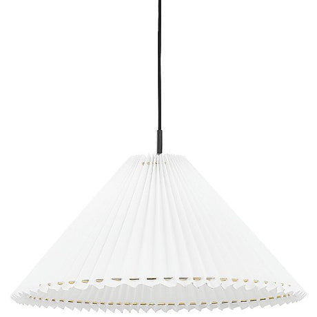 Hudson Valley H476701M-SBK - Mitzi Demi 1-Light 15W LED Pendant in Soft Black showcasing minimalistic design.