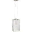 Capital Lighting 341711BN - Lexi 1-Light Pendant in Brushed Nickel - OPEN BOX with clear glass shade.