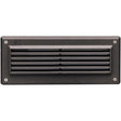 Kichler 15073AZT - Textured Architectural Bronze 2-Light 10W 12V Louvered Brick Deck Light - OPEN BOX