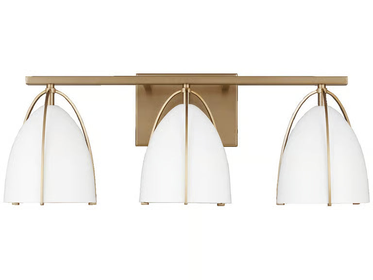 Visual Comfort 4451803-848 Vanity Light, Satin Brass