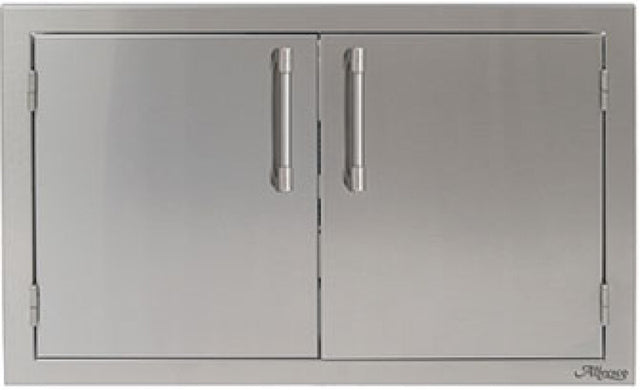 Alfresco AXE42 42 Inch Double Sided Access Door for premium outdoor kitchen setups, part of appliance liquidation and overstock appliances.