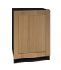 U-Line uhfz124-is01b 24 Inch Wide 4.8 Cu. Ft. Energy Star Certified Panel Ready Compact Convertible Freezer with Reversible Door