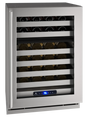 U-Line UHWD524-SG41A UL-WC 24" DUAL ZONE LOCK RH SS FRAME wine cooler for luxury appliances sale