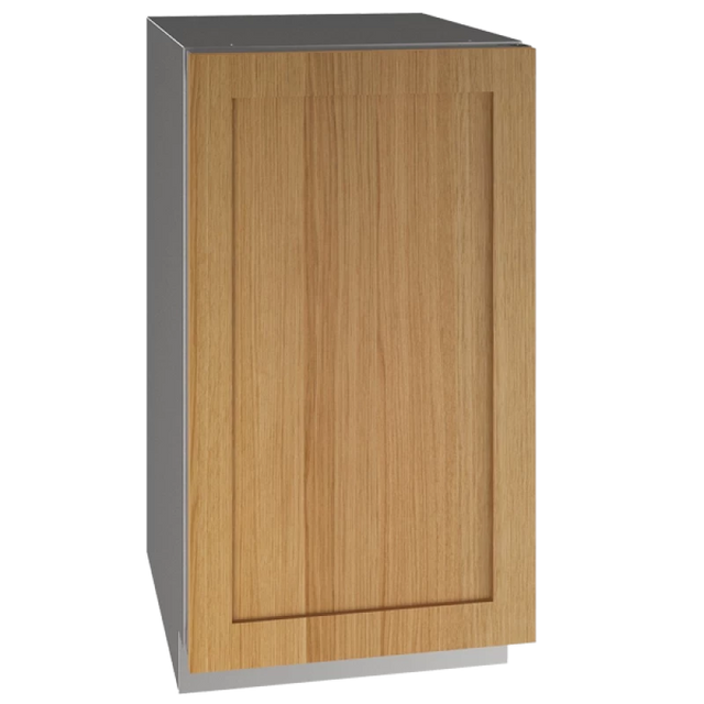 U-Line UHRE518-IS01A UL-SOLID REF 18" REV HINGE INTGR 115V built-in refrigerator with wood panel door design