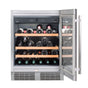 Liebherr WU-4500 LI-24"UNDER-COUNTER SINGLE ZONE WINE cooler with digital display and LED lighting.