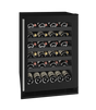 U-Line UHWC124-BG01A UL-WINE CAP 24" REV HINGE BLK FRAME 115V wine cooler, luxury appliances sale.