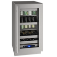 U-LINE UHBSG41A V518-18 Inch Undercounter Beverage Center with U-Adjust™ Storage Bins and Racks, Digital Touch Pad Control