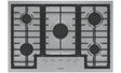 Bosch NGM5058UC BO-30" GAS COOKTOP, 500 SERIES, SS with 5 burners for versatile cooking.