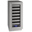 U-Line UHWC515-SG41A UL-WINE CAPTAIN 15" LOCK RH SS 115V wine cooler for appliance liquidation and discounted premium appliances.
