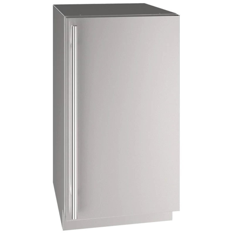 U-Line UHRE518-SS01A UL-SOLID REF 18" REV HINGE SS 115V - stainless steel built-in refrigerator for appliance liquidation.