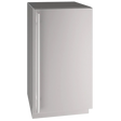 U-Line UHRE518-SS01A UL-SOLID REF 18" REV HINGE SS 115V - stainless steel built-in refrigerator for appliance liquidation.