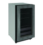 U-Line 2218BEVINT-00A UL-BEVERAGE CENTER 18" REV HINGE INTEGRA with adjustable shelves for appliance liquidation.