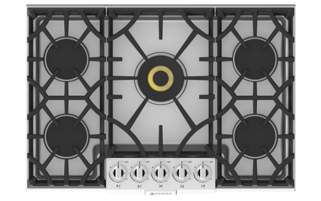 Hestan KGC30 - COOKTOP, GAS, 30" with five burners and stainless steel design for premium cooking experience.