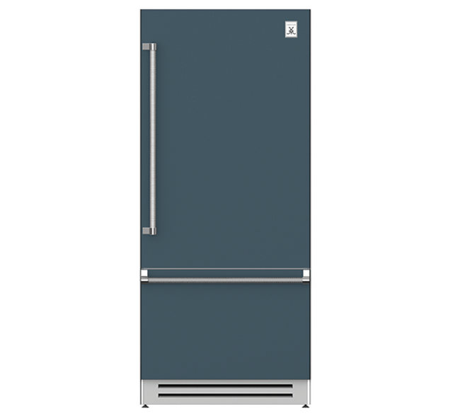 Hestan KRBR36GG - REFRIGERATOR, BOTTOM MOUNT, BOTTOM COMPRESSOR, RIGHT HINGED, 36" - DARK GRAY