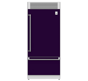 Hestan KRPL36PP - REFRIGERATOR, BOTTOM MOUNT, TOP COMPRESSOR, PRO, LEFT HINGED, 36" - PURPLE.