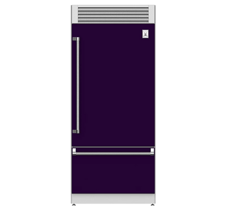 Hestan KRPL36PP - REFRIGERATOR, BOTTOM MOUNT, TOP COMPRESSOR, PRO, LEFT HINGED, 36" - PURPLE.