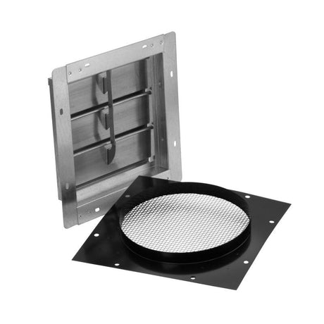 Broan 441 BR-WALL CAP W/ GRAVITY DAMP for appliance overstock, durable steel construction for ventilation.