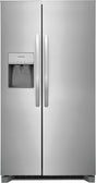 FRIGIDAIRE FRSS2623AS 25.6 Cu. Ft. 36" Standard Depth Side by Side Refrigerator with water and ice dispenser.