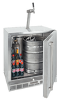 Alfresco AKK AL-URS-1 KEG KIT with removable stainless steel shelves and keg tap.