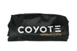 COYOTE CCVRPG-CT Premium Grill Cover for 20,000 BTU Portable Grill - black cover with logo for outdoor grill protection.