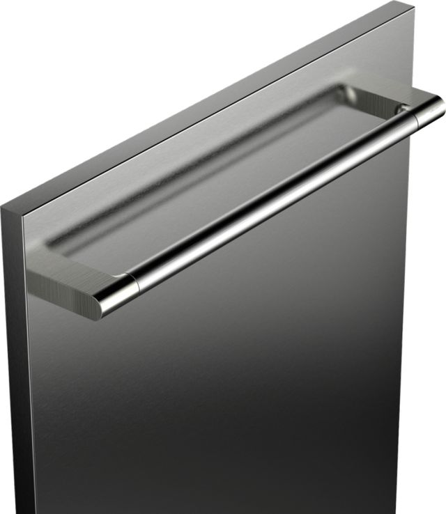 DISHWASHER DÉCOR PANEL 462811 with stainless steel handle, ideal for appliance liquidation and premium appliance sales.