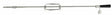 COYOTE CROT36 Rotisserie Kit for 36" GRILL spit rod accessory for grilling enthusiasts.
