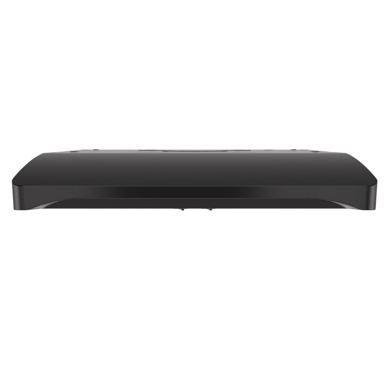 BROAN ALT136BL ADA Elite Alta 1 Series 36" Black Convertible Under-Cabinet Range Hood side view.