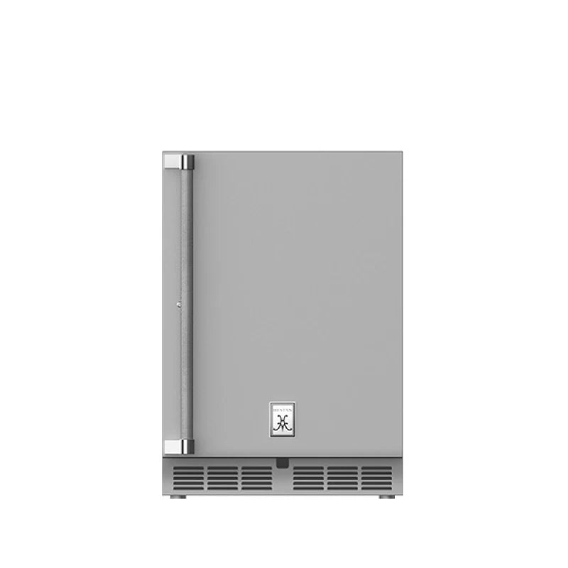 24 Inch Dual Zone Refrigerator with Wine Storage, 5.0 cu. ft. Capacity, 3 Adjustable Shelves Including 2 Wine Shelves, Locking Door, LED Interior Lighting, Digital Temperature Display, Variable Speed.