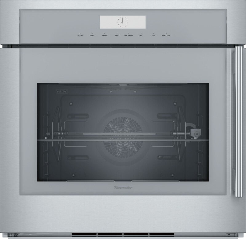 THERMADOR MED301LWS 30" Masterpiece Stainless Single Wall Oven with sleek design and advanced features.