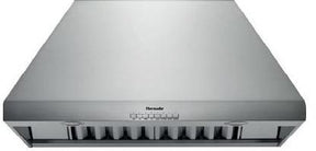 THERMADOR HPCB36NS 36 Inch Wall Mount Chimney Hood with 1,000 CFM Internal Blower, Auto Function Self-Adjust