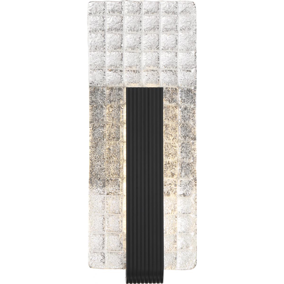 NUVO Lighting 62-1481 - Ceres LED 4.75 inch Matte Black ADA Wall Sconce Wall Light for modern decor and accessibility.