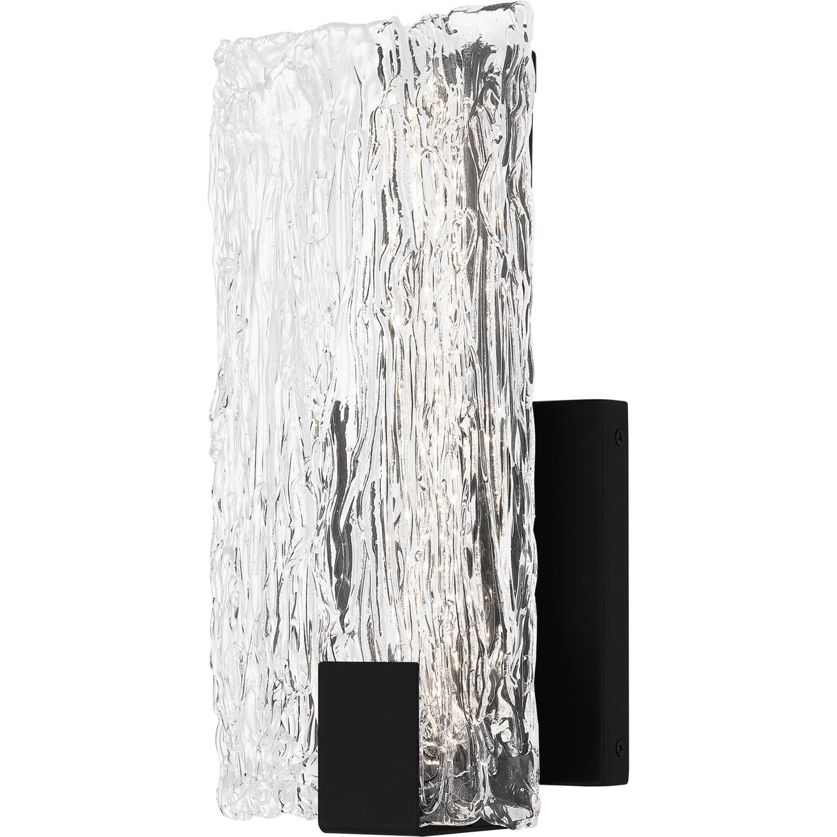 Quoizel PCWR8506MBK - Winter 1-Light 16W Integrated LED Wall Sconce in Matte Black, ideal for luxury appliances sale.