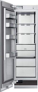 DACOR DRZ24980LAP 24 Inch Panel Ready Freezer Column with Push-to-Open™ Door Assist, SteelCool™ Interior, Dual Icemaker, Power Freeze, Tempered Spill-Proof Shelving, ENERGY STAR® and 13.6 cu. ft. Capa