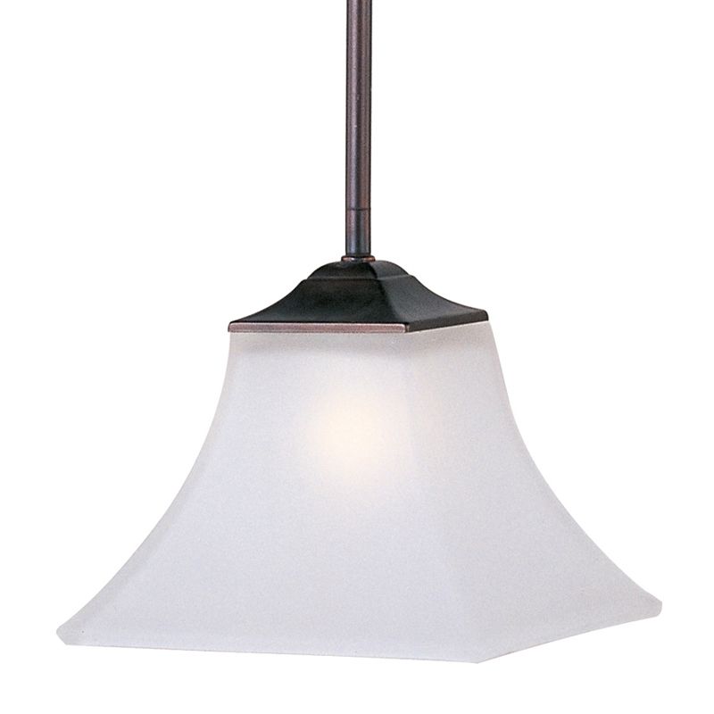 Maxim Lighting 92090FTOI - Aurora 1-Light Mini Pendant with modern design and brushed nickel finish, ideal for appliance overstock decor.