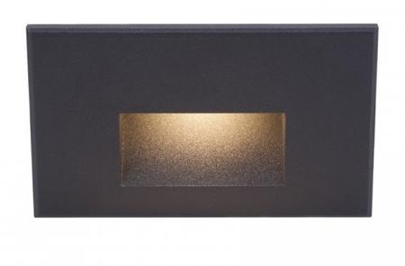 WAC Lighting WL-LED100-C-BK - LEDme 5" Wide LED Step and Wall Light with Clear Lens - 120 Volt