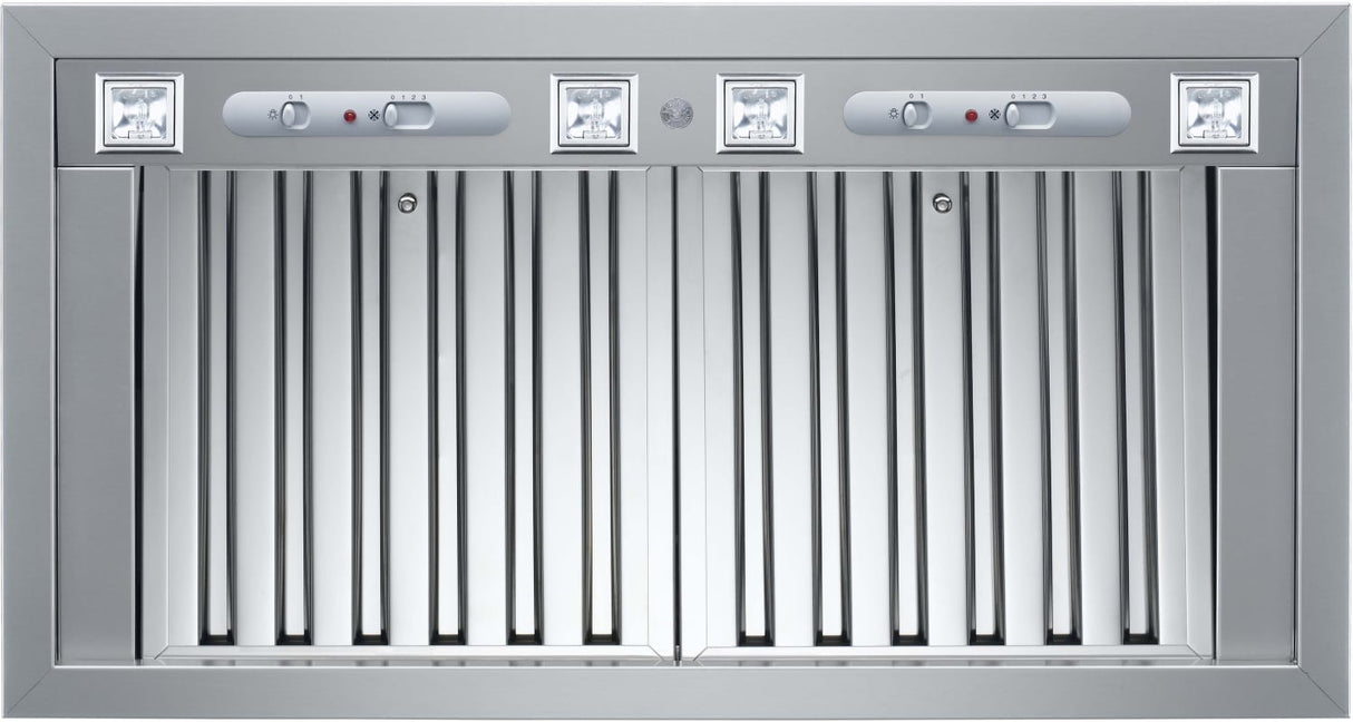 Bertazzoni KIN46PROX BZ-46IN INSERT POWER PACK 1000 CFM range hood, luxury appliances for modern kitchens.