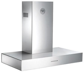 BERTAZZONI K36CONX/14 36 Inch Wall Mount Canopy Range Hood with 600 CFM Internal Blower and Electronic Controls