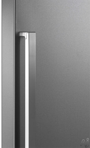 Bertazzoni PROHK31BM BZ-PROFESSIONAL SERIES HANDLE KIT close-up on a luxury refrigerator door handle.