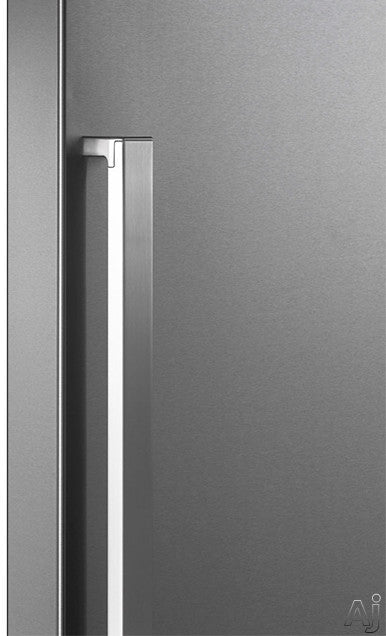 Bertazzoni PROHK31BM BZ-PROFESSIONAL SERIES HANDLE KIT close-up on a luxury refrigerator door handle.